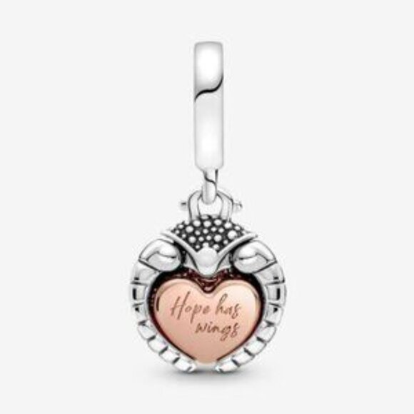 Pandora Club 2022 Ladybird & Heart Dangle Charm - Picture 2 of 5